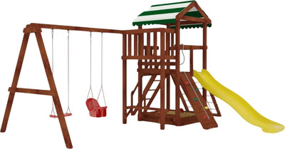 Игровой комплекс Савушка Мастер-2 4 сезона / СМ-02М(4С) (махагон)