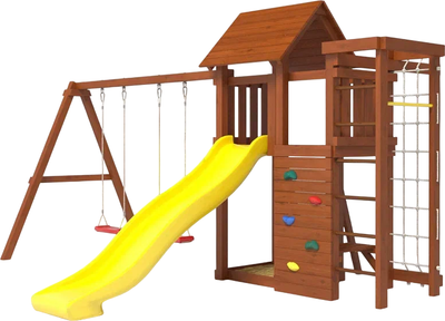 Игровой комплекс Савушка Мастер-10 / СМ-10М (махагон)