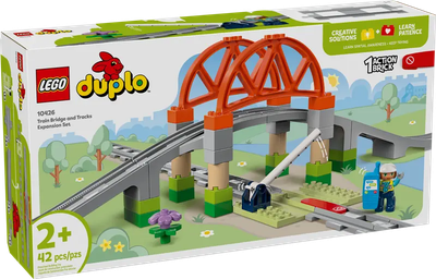 Конструктор Lego Duplo Железнодорожный мост и пути / 10426