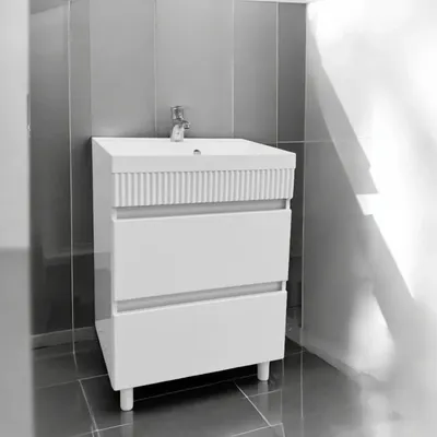 Тумба под умывальник Garda Tramonta 84_600 / 08.84.600.PVC (белый глянец)