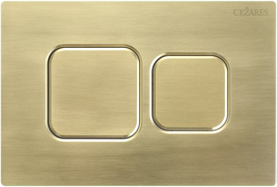 Кнопка для инсталляции Cezares PN2-BTN-BORO (брашированное золото)