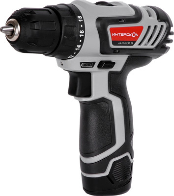 Аккумуляторная дрель-шуруповерт Интерскол ДА-10/12ЭР (595.2.1.20)