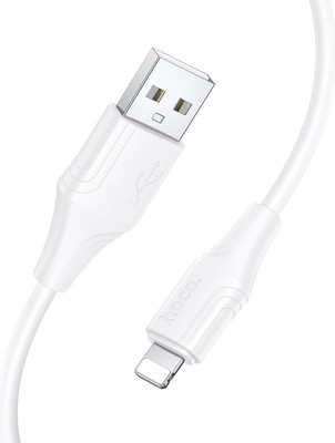 Кабель Hoco X124 Lightning (1м, белый)