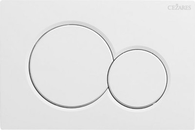 Кнопка для инсталляции Cezares STYLUS-BTN-BL (белый глянец)