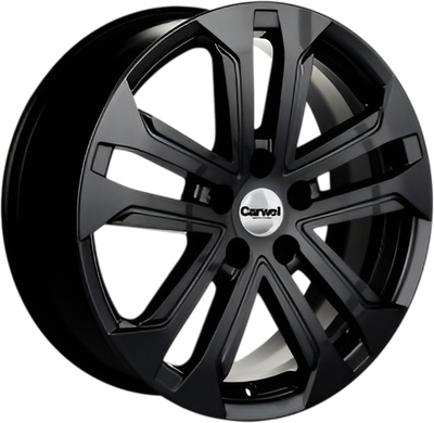 Литой диск Carwel Куж Geely Coolray 18x7" 5x114.3мм DIA 54.1мм ET 50мм BL