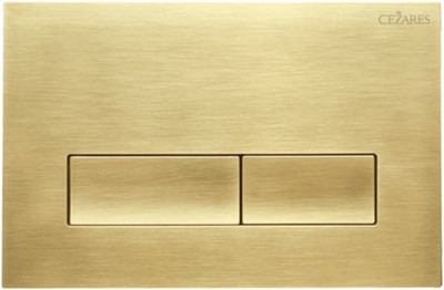 Кнопка для инсталляции Cezares SLIDER-BTN-BORO (брашированное золото)