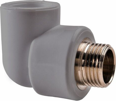 Отвод РВК НР 20х3/4" / 034179 (серый)