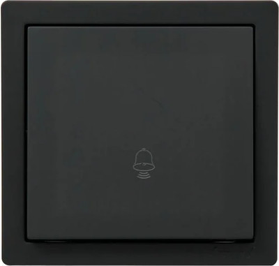 Кнопка звонка Lezard Leto 752-4200-103 (черный бархат)