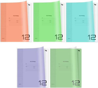 Набор тетрадей BG UniTone. MIX / Т5ск12_пл 62118 (10шт)