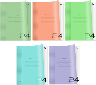 Набор тетрадей BG UniTone. MIX / Т5ск24_пл 62123 (10шт)