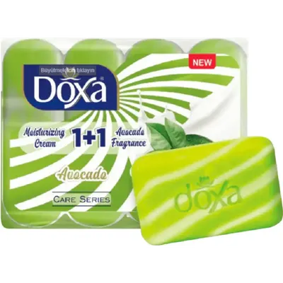 Набор мыла DOXA Moisturizing Cream 1+1 Avocado Fragrance (4x80г)