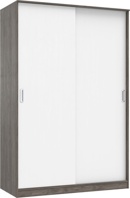 Шкаф-купе Кортекс-мебель Лагуна ШК02-00 (орех элия/белый)