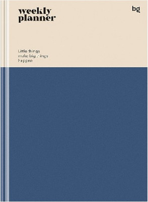 Планинг BG Школьный 1-11 кл Weekly planner. Blue / Пш5т64_лм 06328  (64л)