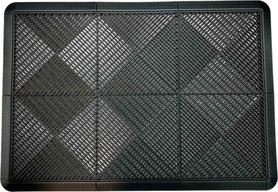 Коврик грязезащитный Альта-профиль Придверный 132x92x2см (черный)