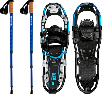 Ледоступы Talberg №2 Sangar 825 + Треккинговые палки Ultra-Z (синий)