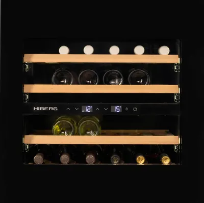 Встраиваемый винный шкаф Hiberg Royal W 60