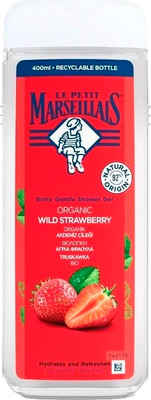 Гель для душа Le Petit Marseillais Дикая Клубника (400мл)