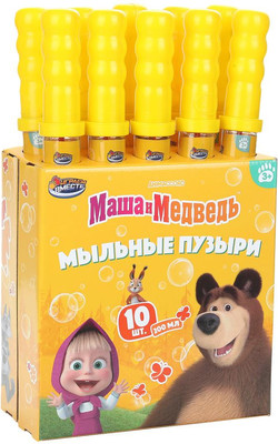 Набор мыльных пузырей Играем вместе Маша и Медведь / 01002-200ЭД
