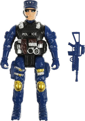 Фигурка игровая Играем вместе Солдатик с оружием Полиция / 2206Y0047-R