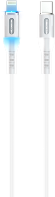 Кабель Atomic Ledit Usb-C-Lightning PD 27W LED / 30.373 (1.2м, белый)