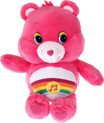 Мягкая игрушка Добрые игрушки Мишка с радугой / M90027-16 (розовый)