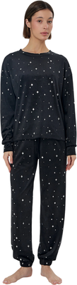 Пижама Mark Formelle 592618 (р.164/170-96-102, звезды на черном)