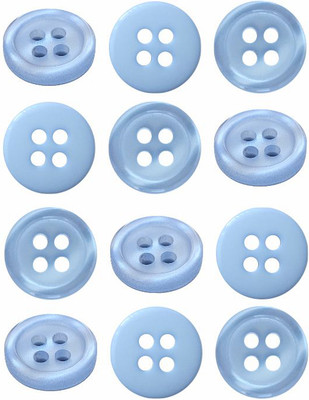 Набор пуговиц Sentex ST1-11.5/4 (12шт, светло-голубой)