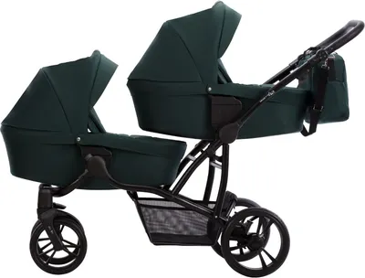 Детская универсальная коляска Bebetto Для двойни 42 (зеленый)