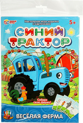 Настольная игра Умные игры Синий трактор. Веселая ферма / 4660254411135