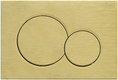 Кнопка для инсталляции Cezares STYLUS-BTN-BORO (брашированное золото)