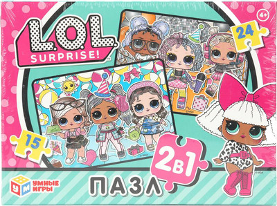 Набор пазлов Умные игры L.O.L. / 4660254461147