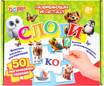 Развивающая игра Умные игры Слоги / 4660254450844