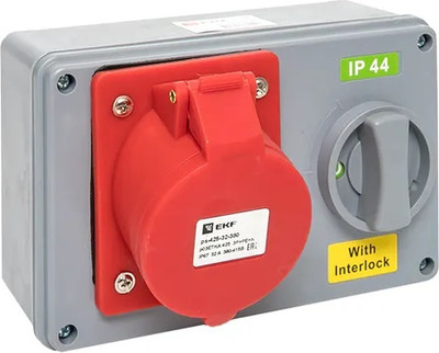 Розетка силовая EKF ps-1425-32-380