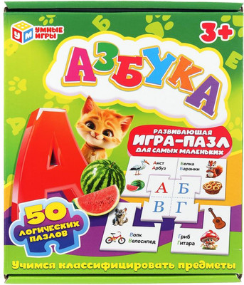 Развивающая игра Умные игры Азбука / 4630395014441