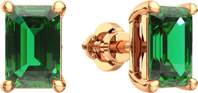 Серьги из розового золота ZORKA 3P2035.14K.R (с изумрудами)
