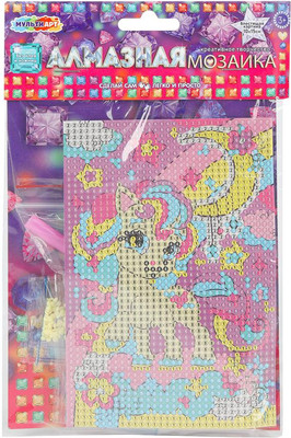 Набор алмазной вышивки MultiArt Пони / AM10X15-113787