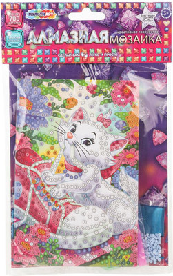 Набор алмазной вышивки MultiArt Кошечка Мари / AM10X15-122856
