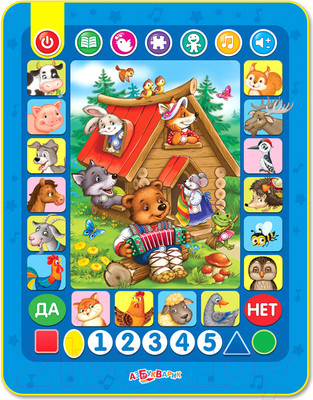 Развивающая игрушка Азбукварик Планшетик. Умная сказочка / 4630014081229