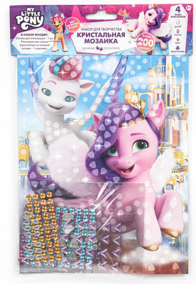 Набор алмазной вышивки MultiArt Кристальная мозаика Мой маленький Пони / CRYST-118943