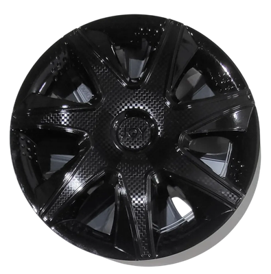 Набор колпаков LION Джой 14" карбон пруж. AK1451 (2шт, черный глянец)