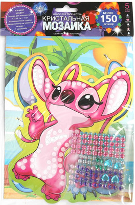 Набор алмазной вышивки MultiArt Кристальная мозаика фигурная Островные друзья / CRYSTFIG-114795