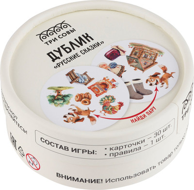 Настольная игра Три совы Дублик. Русские сказки / НИ_66525