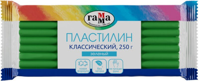 Пластилин ГАММА Классический / 270818_04 (зеленый)