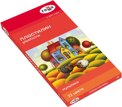 Пластилин ГАММА Мультики / 210119_03 (22цв)