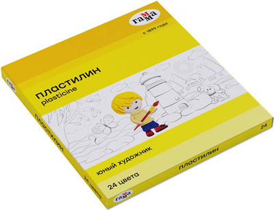 Пластилин ГАММА Юный художник / 170820201 (24цв)