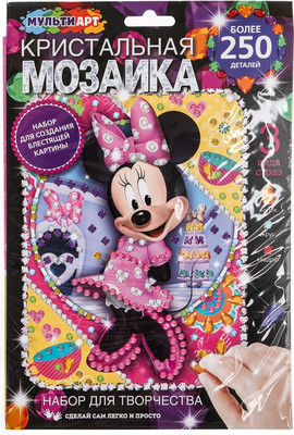 Набор алмазной вышивки MultiArt Кристальная мозаика Милая мышка / CRYST-096354