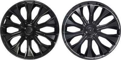 Набор колпаков LION Волтек 16" карбон пруж. LW1639 (2шт, черный глянец)