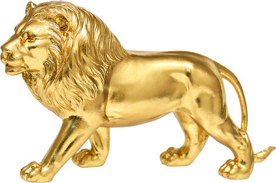 Статуэтка Вещицы Лев декоративный Tin-09 (золотой)