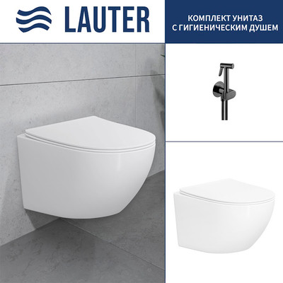 Унитаз подвесной Lauter  Sulzdorf + Breez 21GN7072BM (белый с микролифтом)