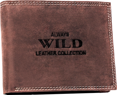 Портмоне Always Wild N992-CHM-BL (коричневый)